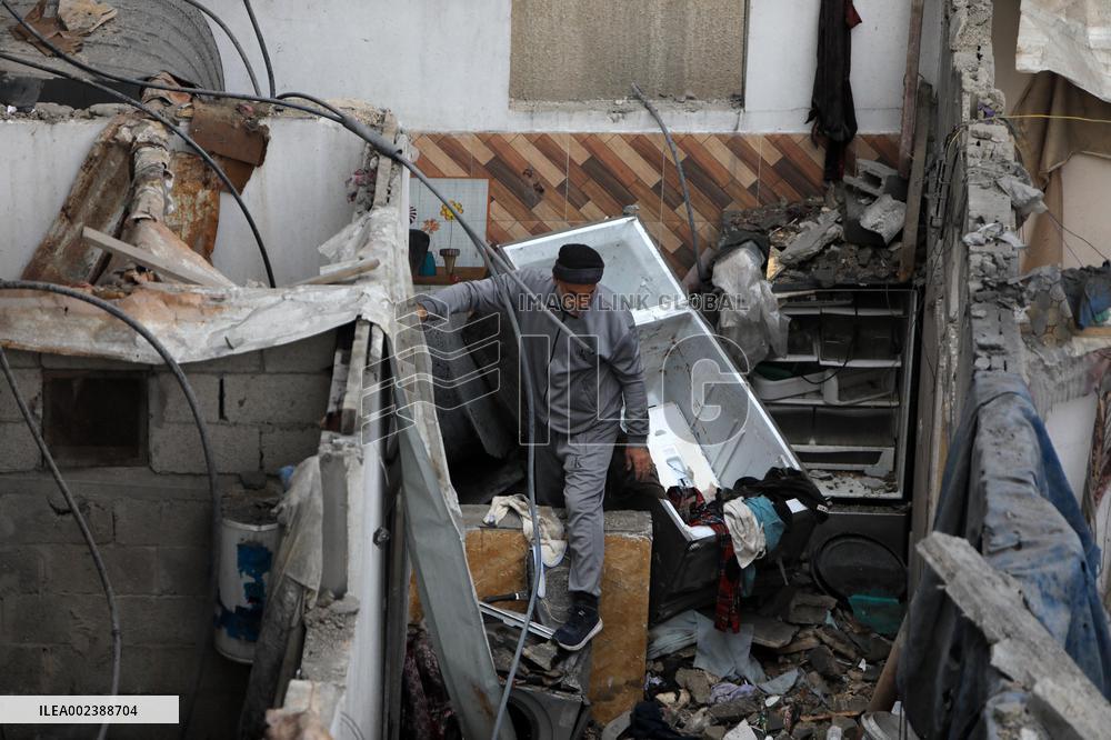 MIDEAST-GAZA-RAFAH-ISRAEL-AIRSTRIKE