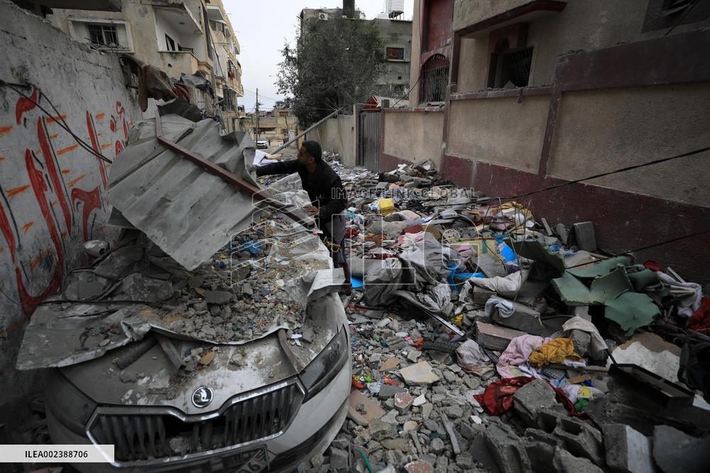 MIDEAST-GAZA-RAFAH-ISRAEL-AIRSTRIKE