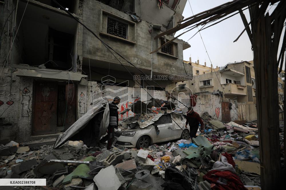 MIDEAST-GAZA-RAFAH-ISRAEL-AIRSTRIKE