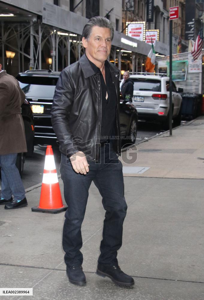 Josh Brolin At Good Morning America - NYC