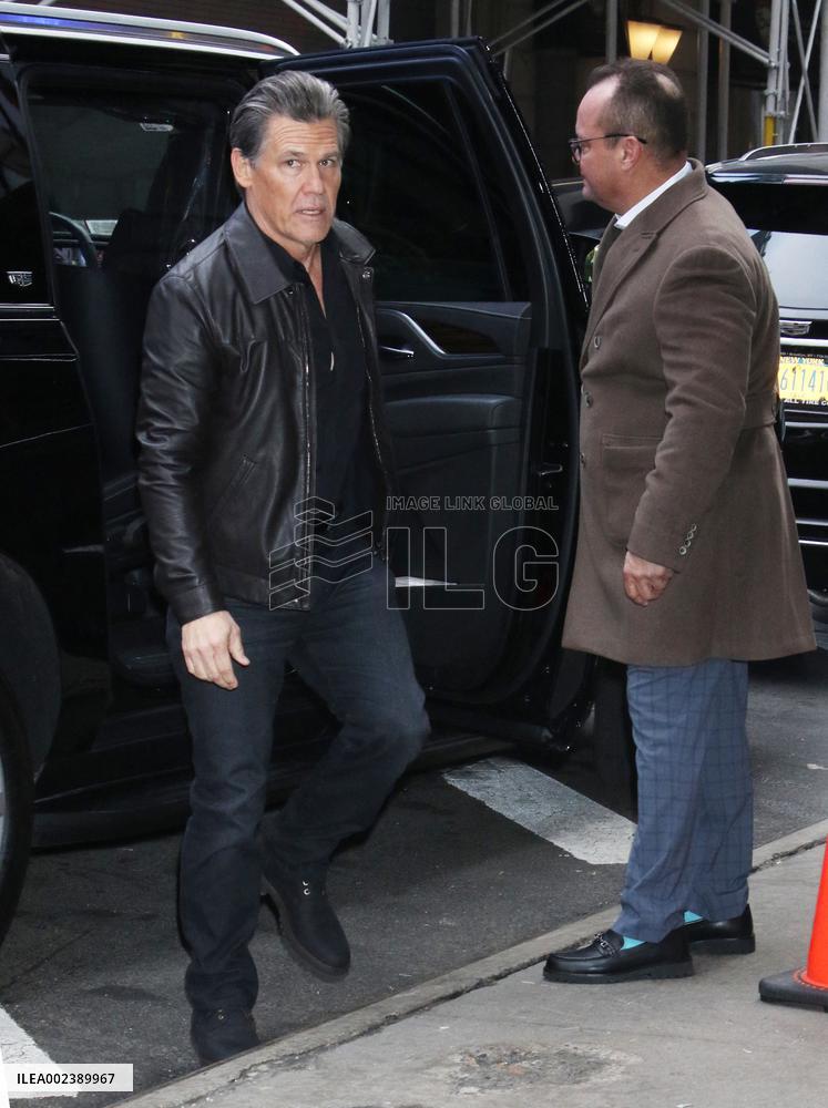 Josh Brolin At Good Morning America - NYC