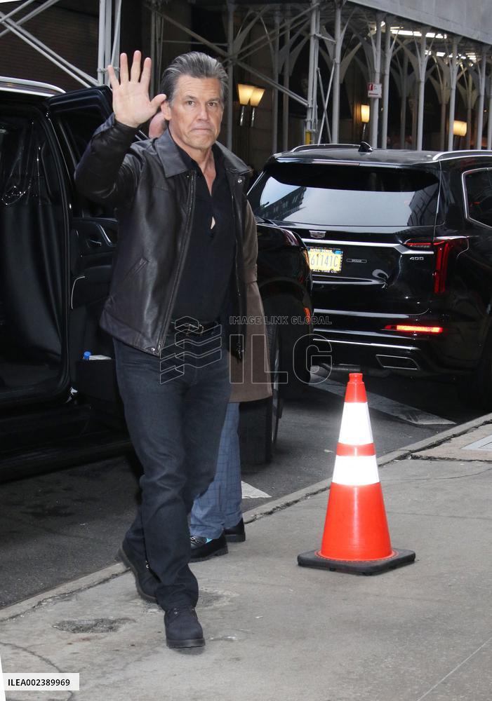 Josh Brolin At Good Morning America - NYC