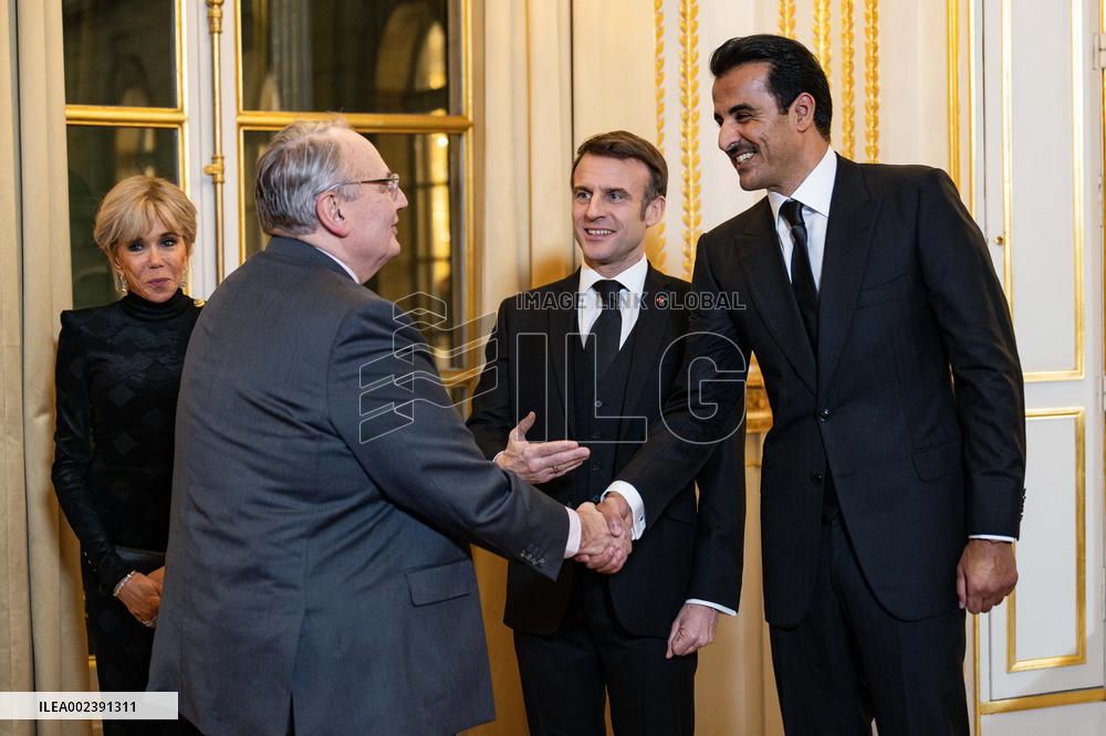 State Dinner In Honor Of Qatar's Emir - Paris