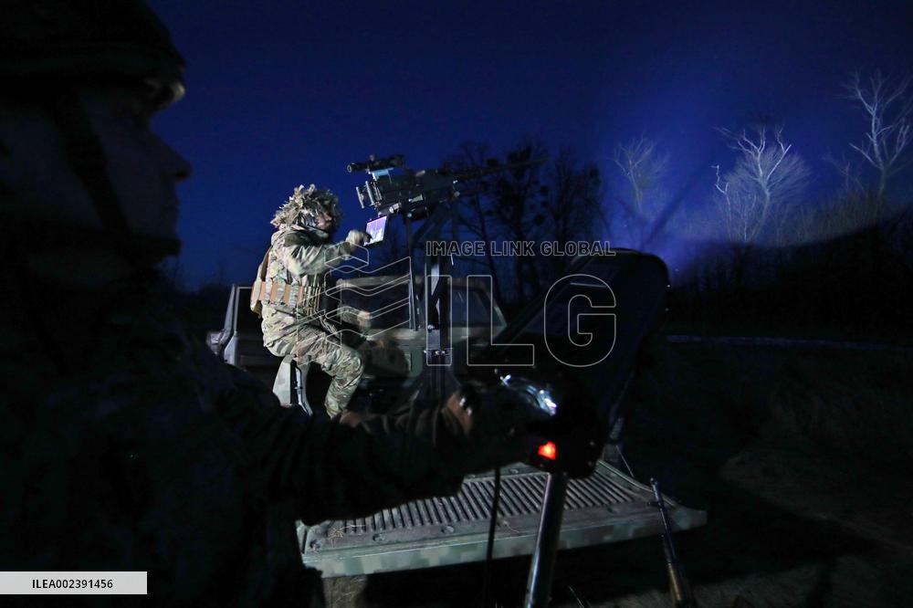 Combat duty of air defense unit of 5th Slobozhanska Brigade of NGU
