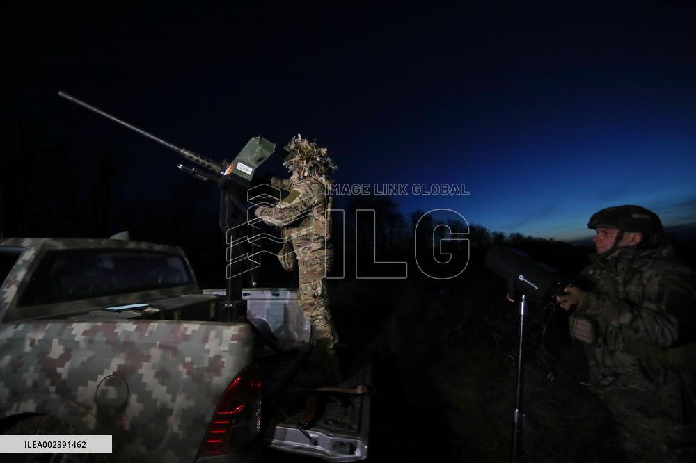 Combat duty of air defense unit of 5th Slobozhanska Brigade of NGU