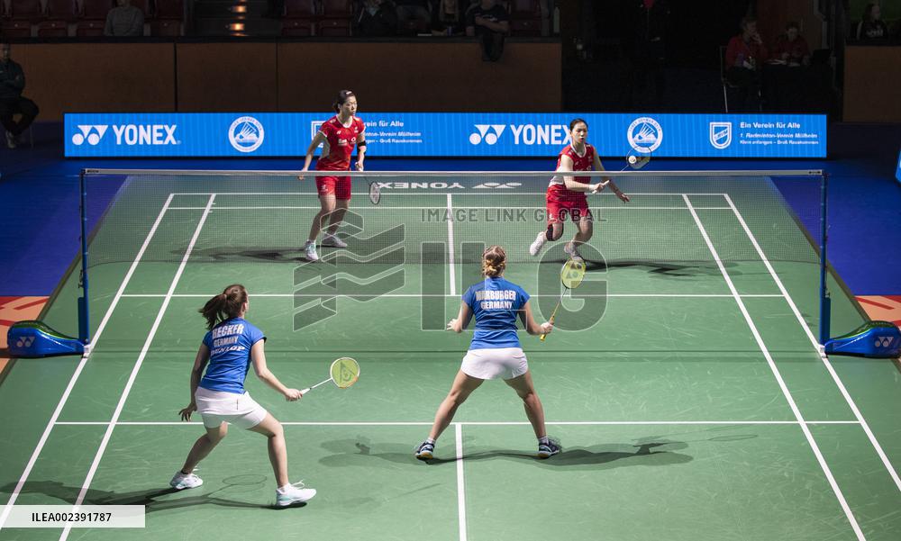 (SP)GERMANY-MUELHEIM-BADMINTON-GERMAN OPEN-WOMEN'S DOUBLES
