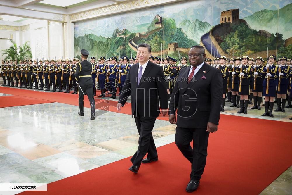 CHINA-BEIJING-XI JINPING-SIERRA LEONE-PRESIDENT-TALKS (CN)