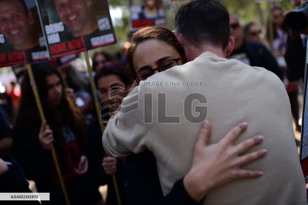 ISRAEL-RE'IM-MARCH-HOSTAGES-RELEASE