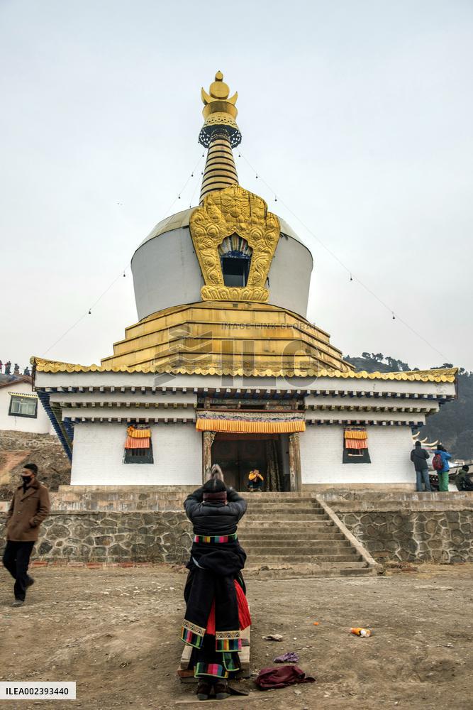 Buddhist festival at Langmu Temple in Gannan