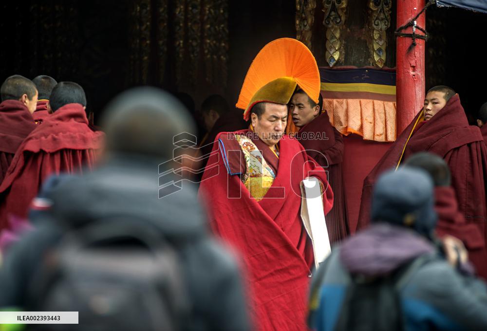 Buddhist festival at Langmu Temple in Gannan
