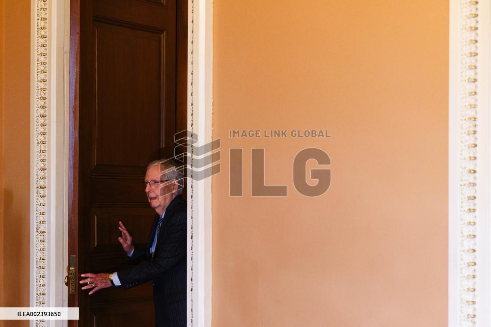 U.S.-WASHINGTON D. C.-SENATE-REPUBLICAN LEADER-ANNOUNCEMENT-STEPPING DOWN AT YEAR-END