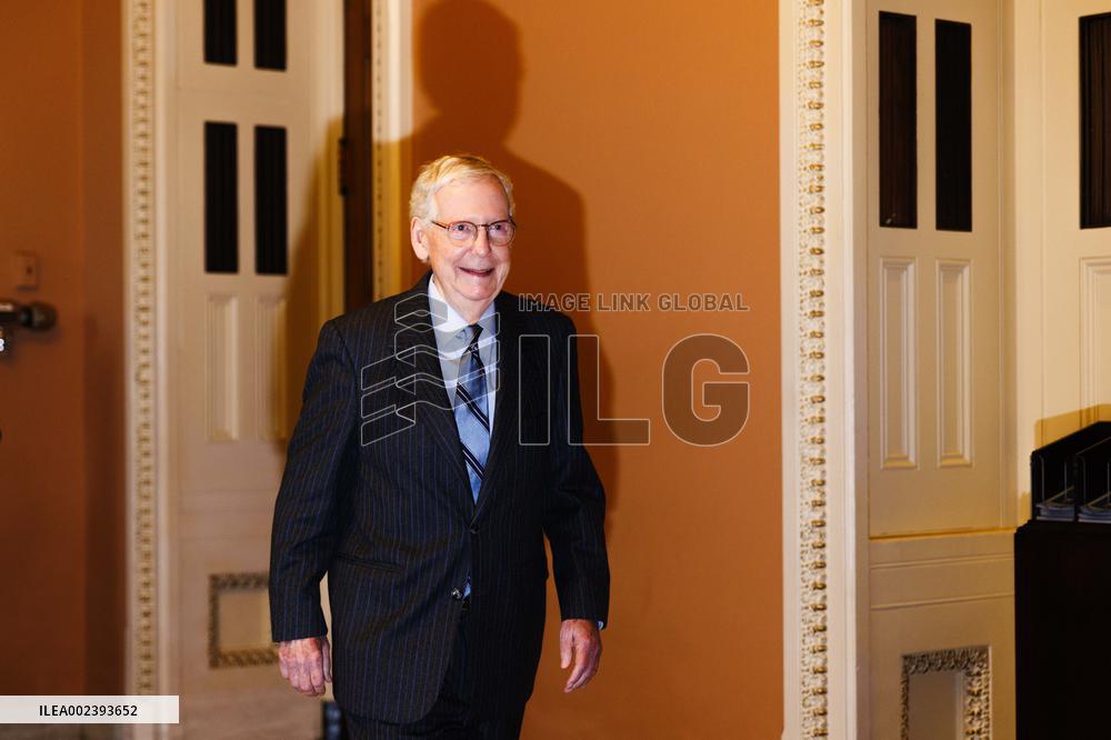 U.S.-WASHINGTON D. C.-SENATE-REPUBLICAN LEADER-ANNOUNCEMENT-STEPPING DOWN AT YEAR-END