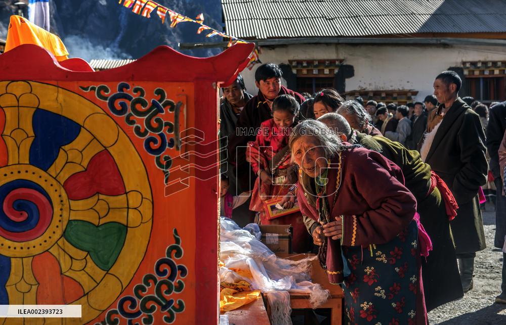 Buddhist Ceremony in Zhagana