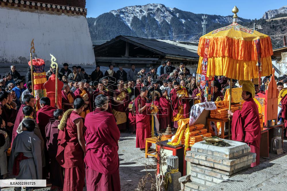 Buddhist Ceremony in Zhagana