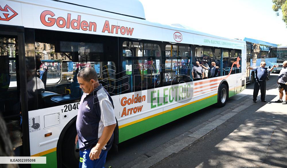 SOUTH AFRICA-CAPE TOWN-BYD ELECTRIC BUS