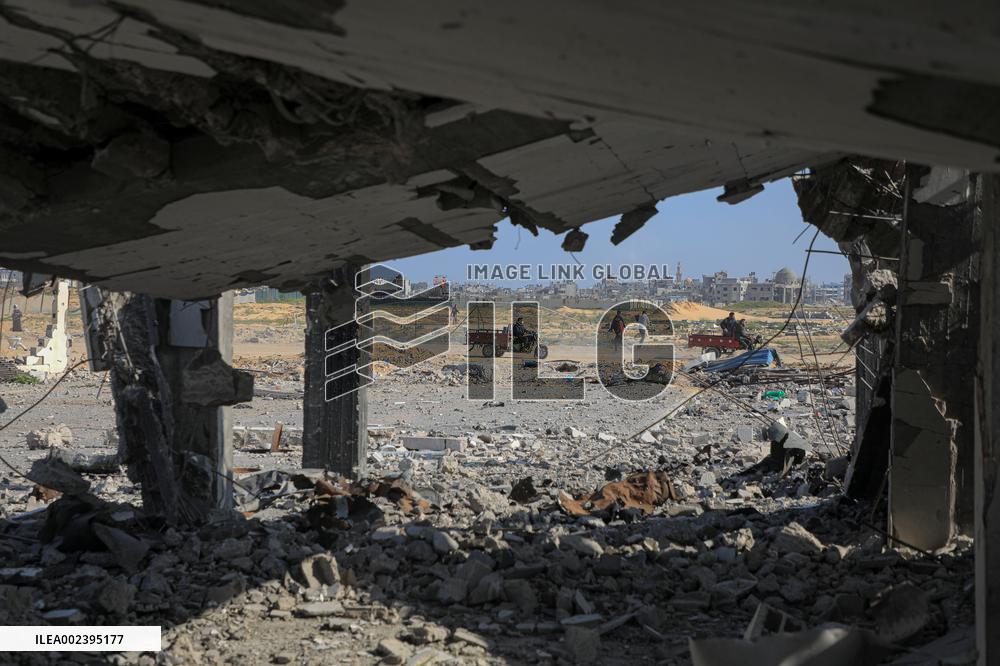 (FOCUS)MIDEAST-GAZA-KHAN YOUNIS-ISRAEL-ATTACKS-DEATH TOLL
