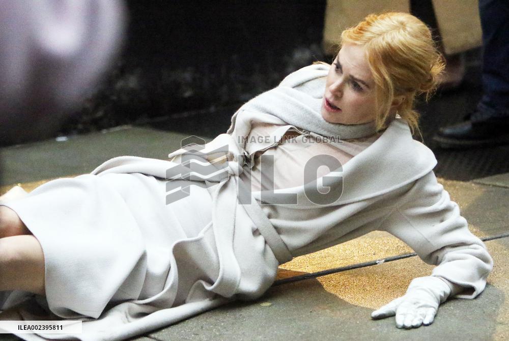 Nicole Kidman Acting On Set Of Babygirl - NYC