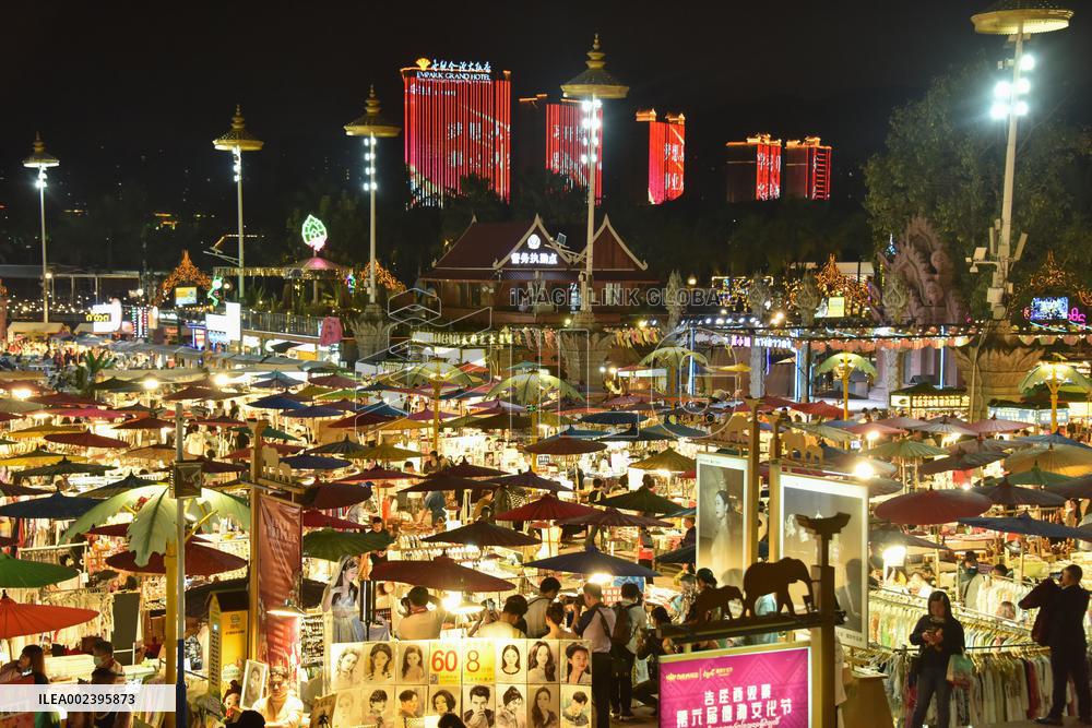 Xingguang Night Market in Xishuangbanna