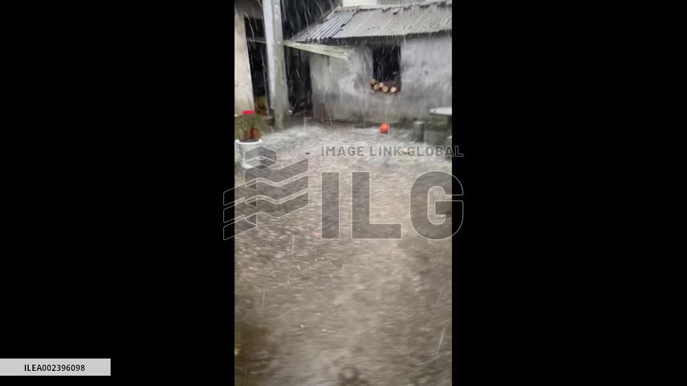 China: Severe Hailstorms Batter Parts Of Hubei