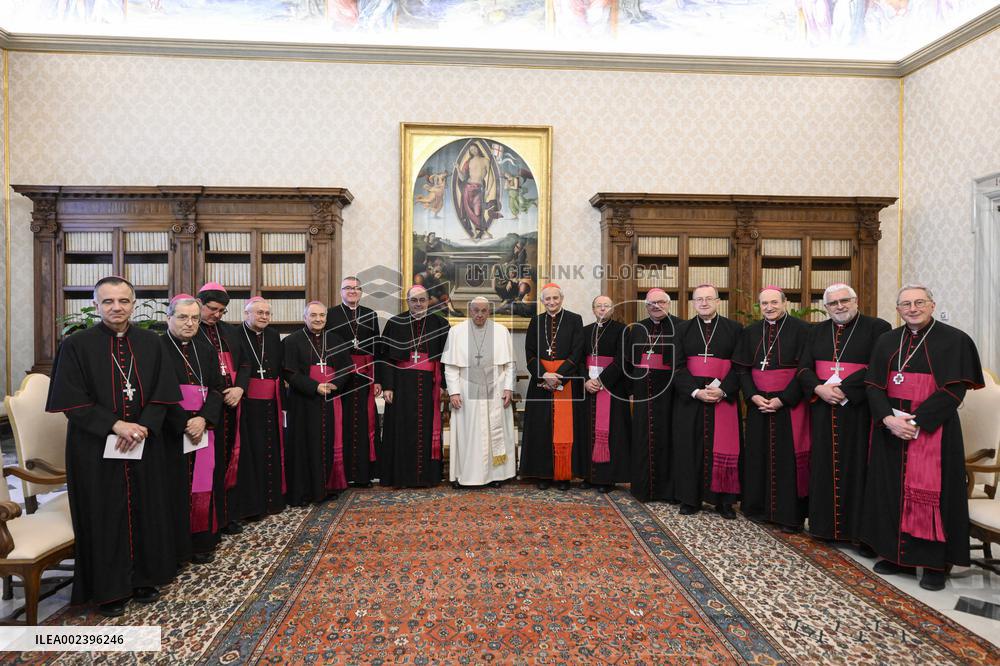 Pope Francis Receives Bishops - Vatican