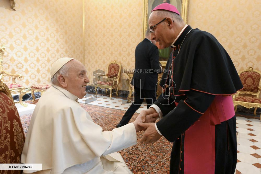 Pope Francis Receives Bishops - Vatican