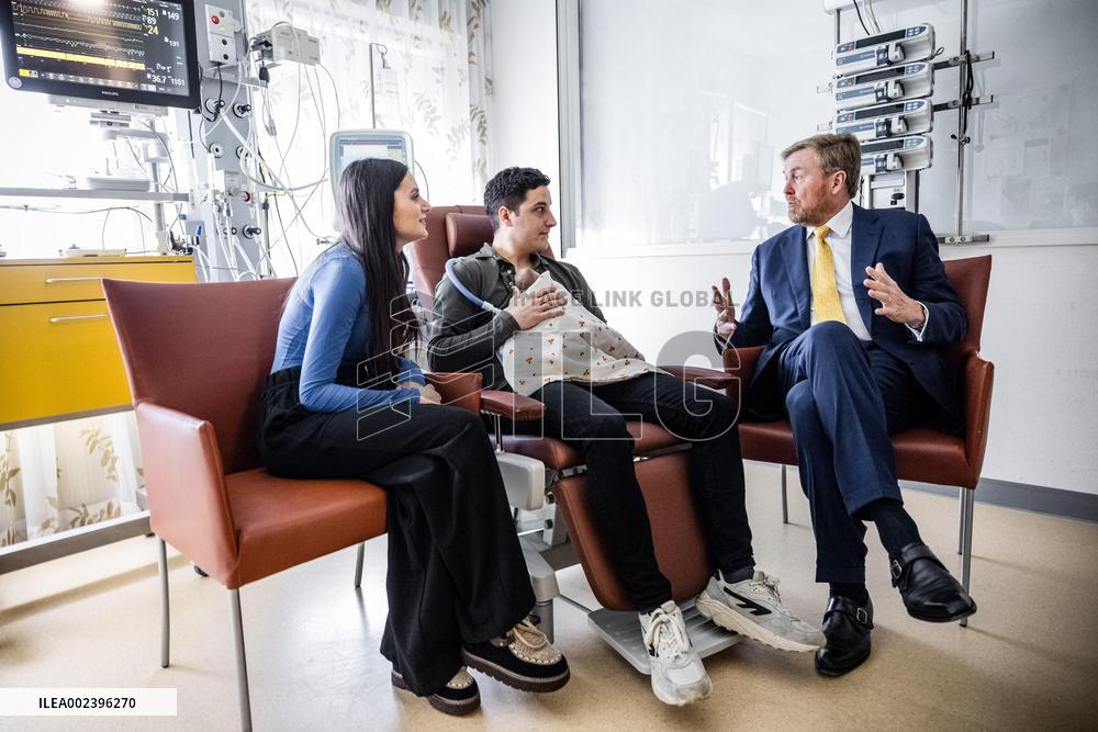 King Willem-Alexander Working Visit To Maxima MC - Veldhoven