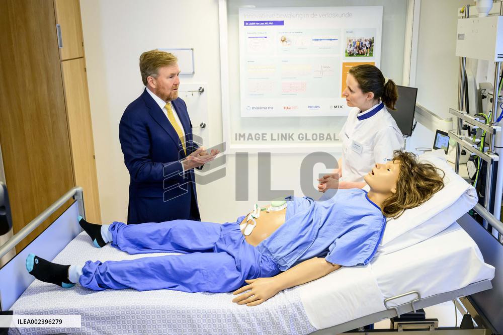 King Willem-Alexander Working Visit To Maxima MC - Veldhoven