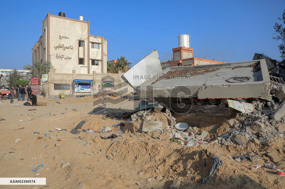 MIDEAST-GAZA-KHAN YOUNIS-NASSER HOSPITAL