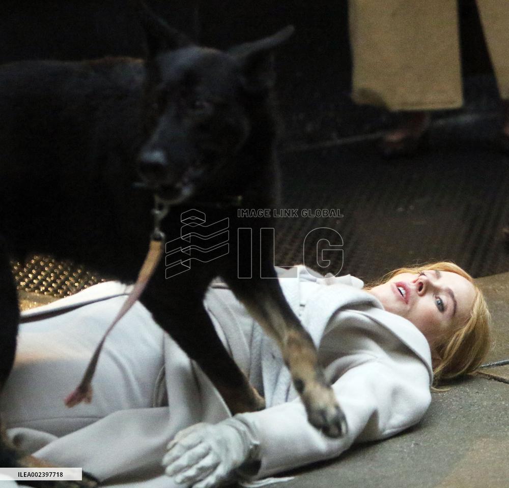 Nicole Kidman Acting On Set Of Babygirl - NYC