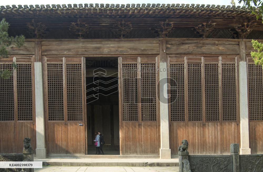 Hui-style Scene in Chengkan Ancient Village in Anhui