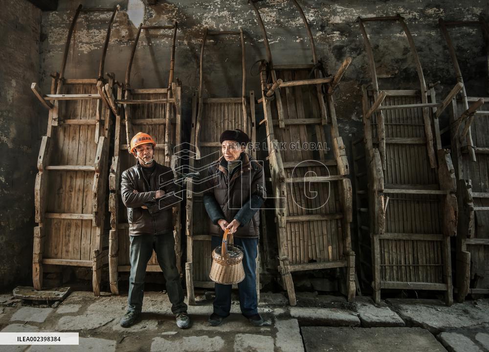 Hui-style Scene in Chengkan Ancient Village in Anhui