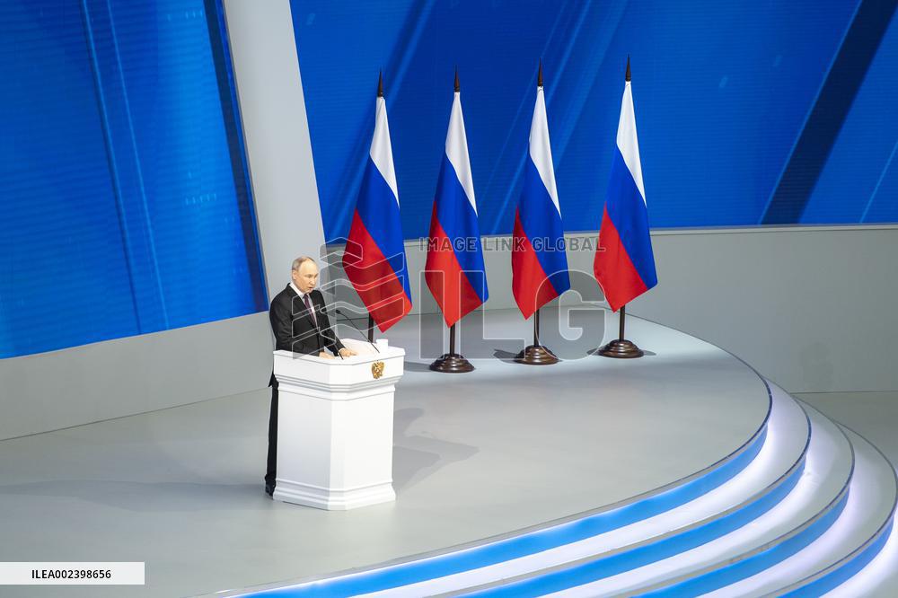 RUSSIA-MOSCOW-PUTIN-ANNUAL ADDRESS TO FEDERAL ASSEMBLY