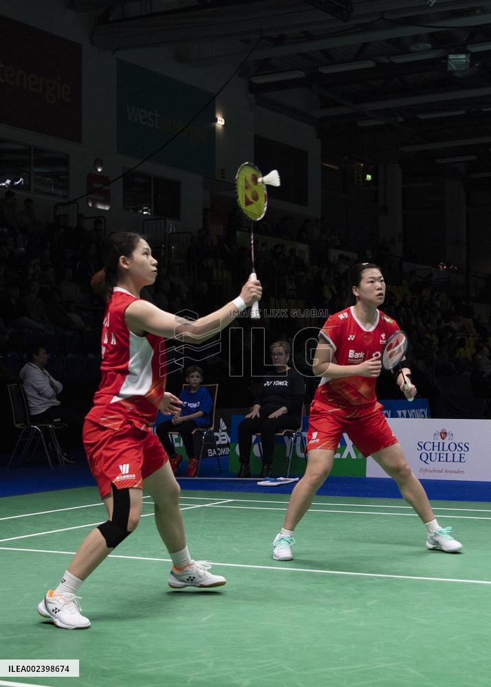 (SP)GERMANY-MUELHEIM-BADMINTON-GERMAN OPEN 2024-WOMEN'S DOUBLES