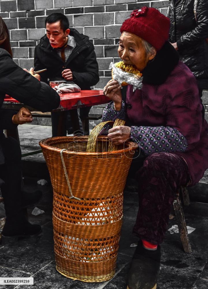 Qianjiang River Zhuoshui Ancient Town in Chongqing
