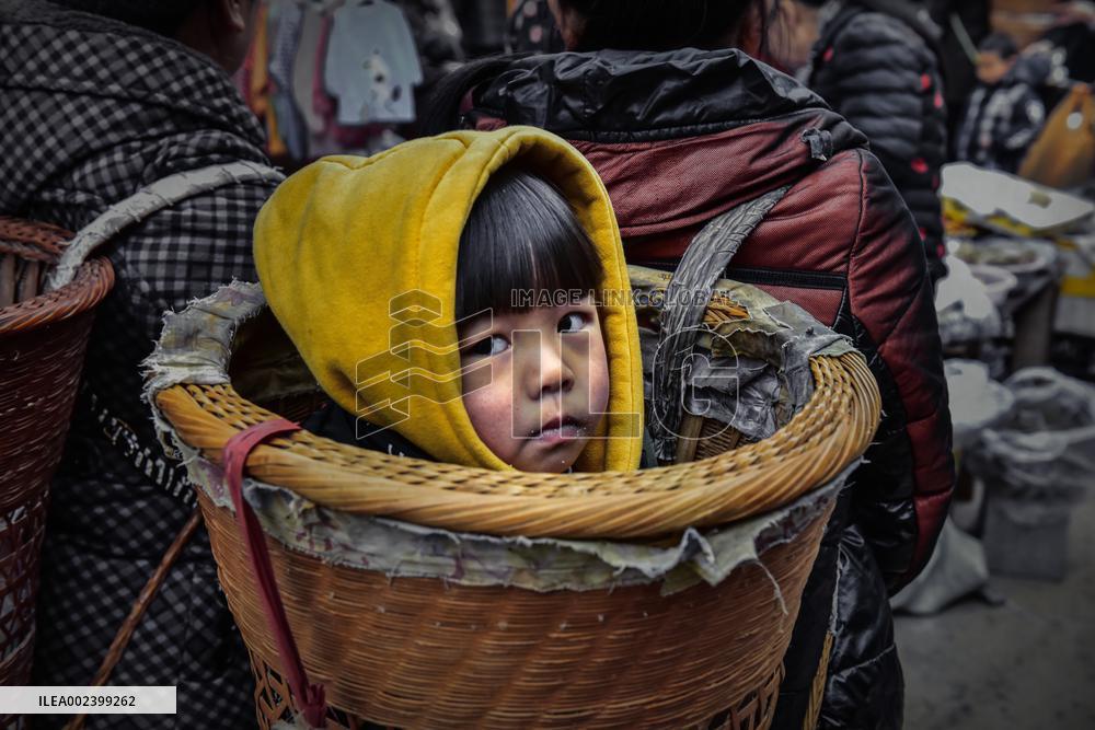 Qianjiang River Zhuoshui Ancient Town in Chongqing