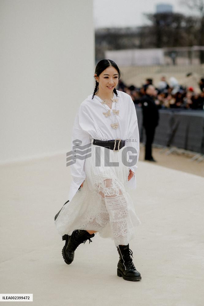 PFW - Christian Dior Street Style