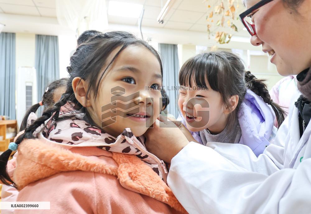 Kindergarten Ear Examination in Huzhou