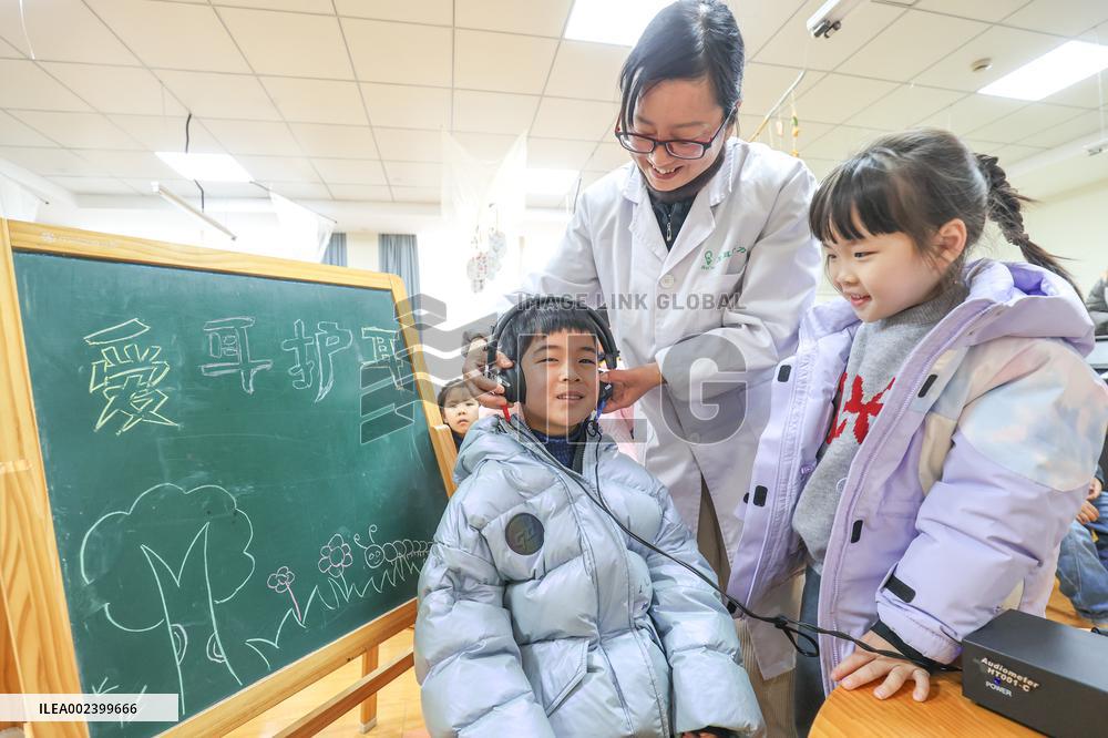Kindergarten Ear Examination in Huzhou