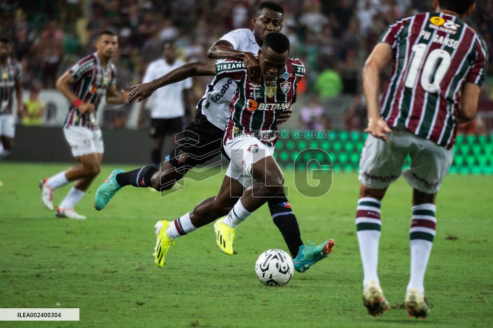 (SP)BRAZIL-RIO DE JANEIRO-FOOTBALL-RECOPA SUDAMERICANA-FLUMINENSE VS LDU QUITO