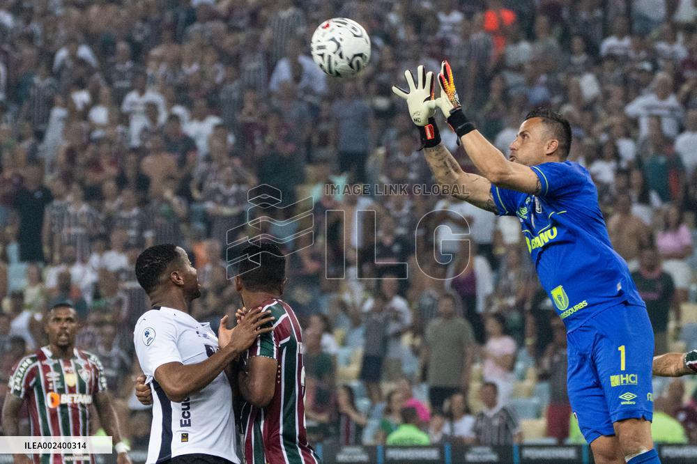 (SP)BRAZIL-RIO DE JANEIRO-FOOTBALL-RECOPA SUDAMERICANA-FLUMINENSE VS LDU QUITO