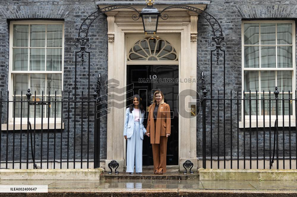 Ukrainian First Lady Olena Zelenska Visits Britain