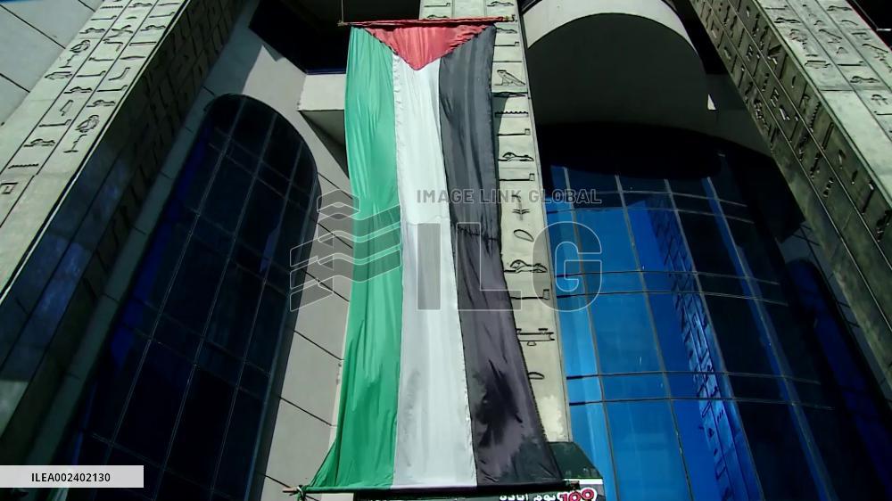 Palestinian journalists share Gaza story in Cairo