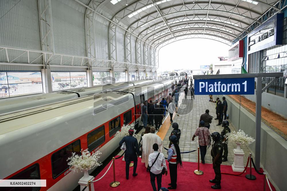 NIGERIA-LAGOS-CHINESE FIRM-RAIL-RED LINE-INAUGURATION