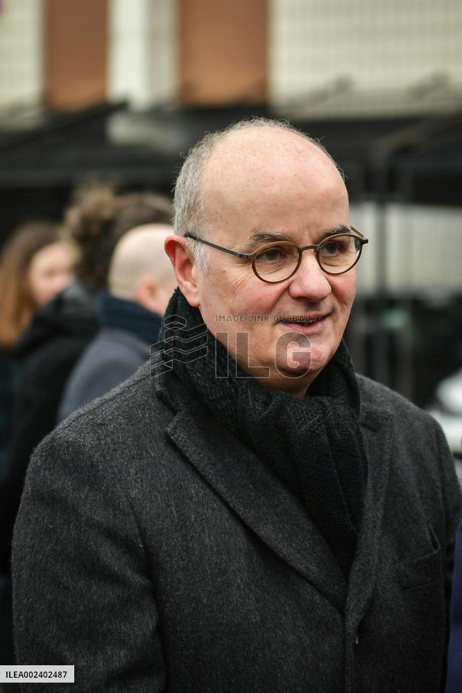 Thomas Cazenave Visits The Interior Surveillance Brigade - Aulnay-Sous-Bois