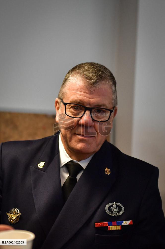 Thomas Cazenave Visits The Interior Surveillance Brigade - Aulnay-Sous-Bois