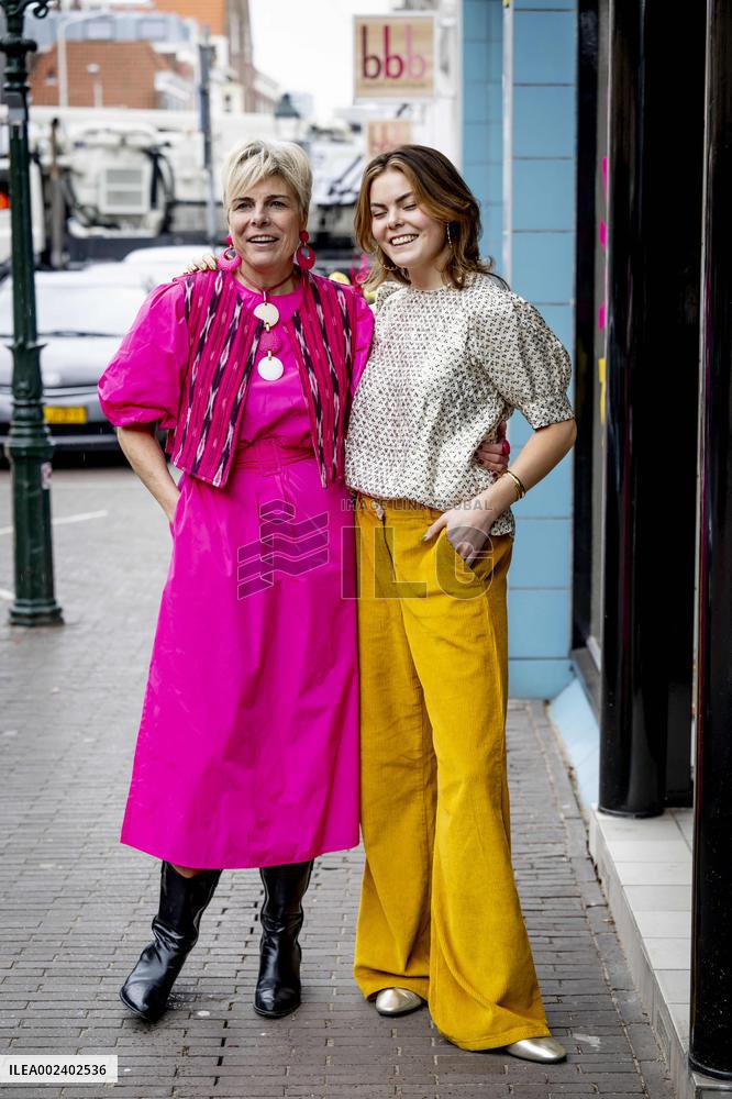 Princess Laurentien And Eloise Van Oranje At My Lima Lima Store Presentation - The Hague