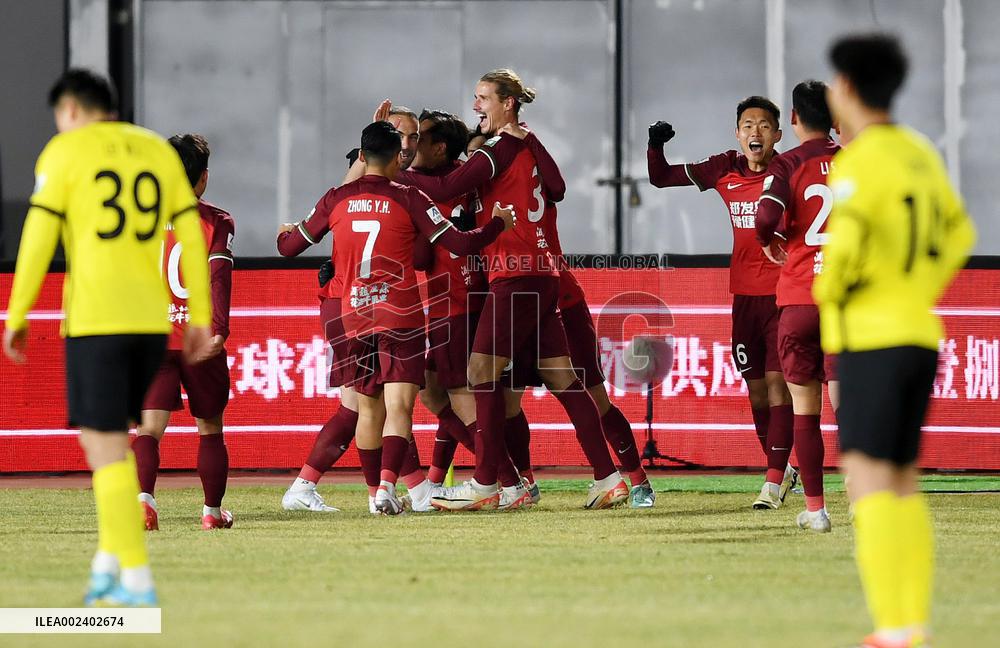 (SP)CHINA-QINGDAO-FOOTBALL-CSL-QINGDAO VS HENAN (CN)