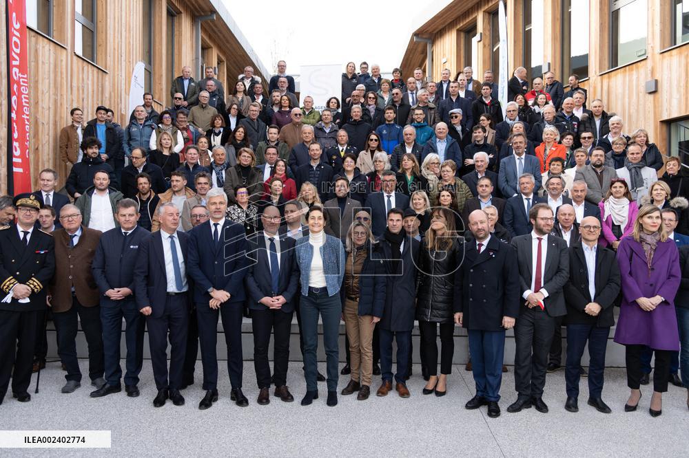 Inauguration of French Ski Federation's (FFS) headquarter - Annecy