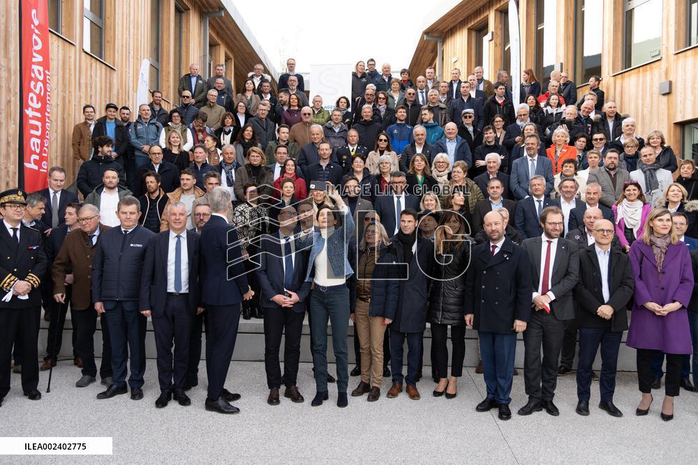 Inauguration of French Ski Federation's (FFS) headquarter - Annecy