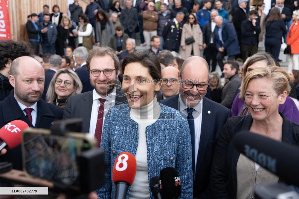Inauguration of French Ski Federation's (FFS) headquarter - Annecy